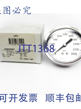 原装供应ASHCROFT 35-1009-SW-02B-3000-XTSUC 0-3000PSI NSMP