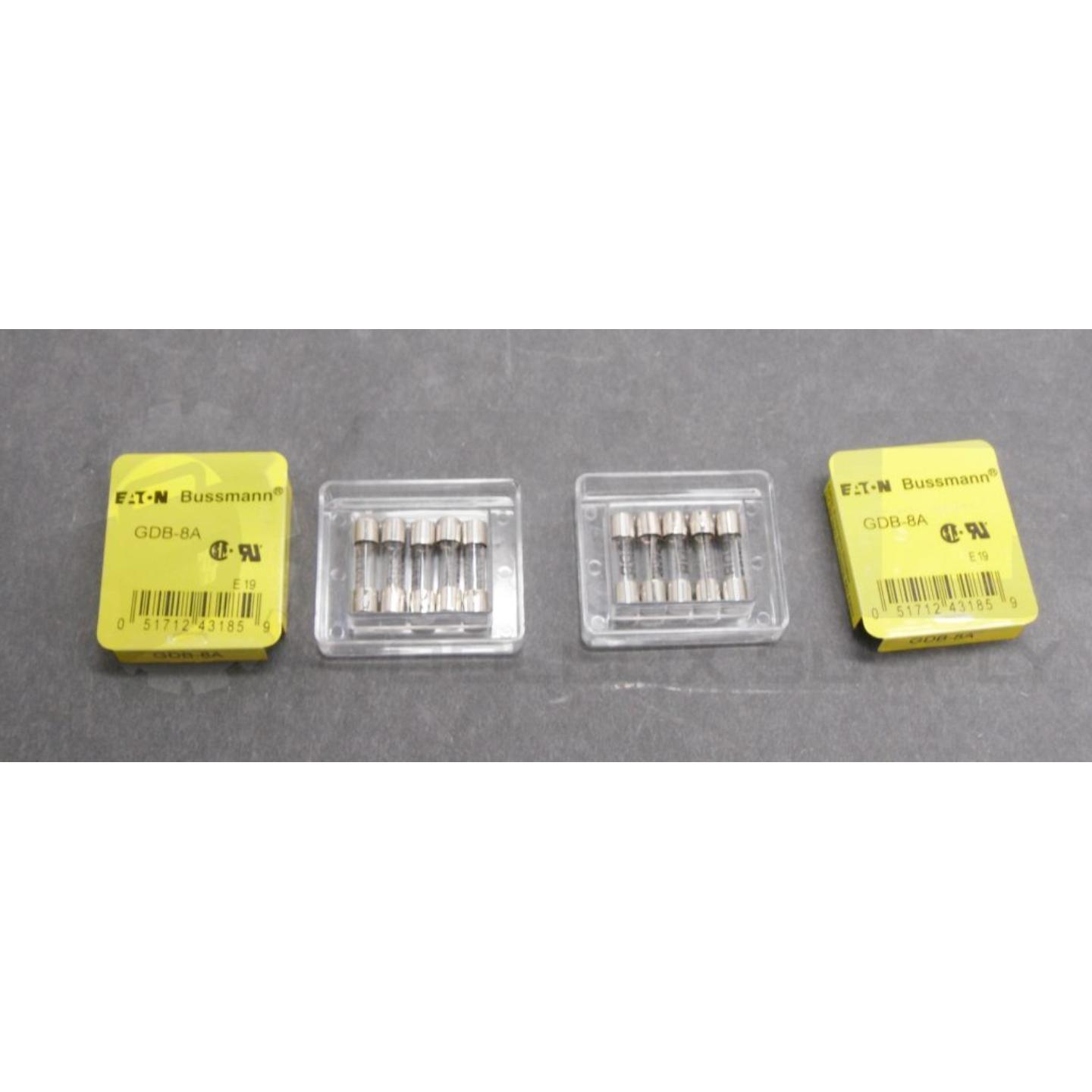 原装供应2 包,每包 5 个进口 Bussman GDB-8A 保险丝,8A,共 10