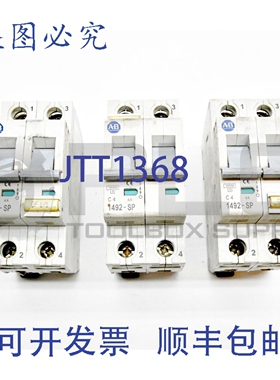 原装供应3个Allen Bradley 1492-SP2C040/C型断路器，4安培，2极