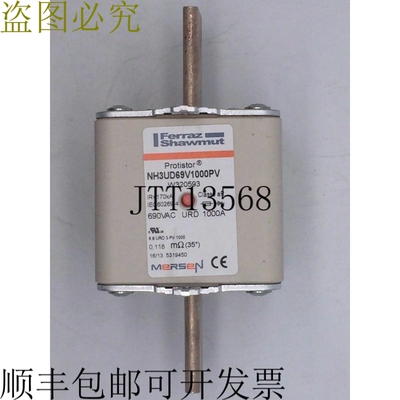 Ferraz Mersen NH3UD69V1000PV W320593 保险丝链 Sq 1000A 3aR 6