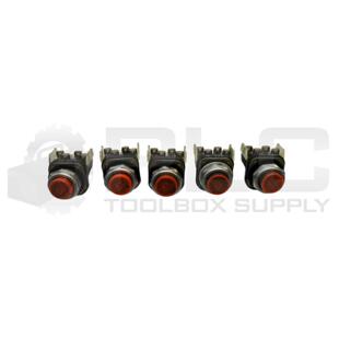 原装供应Lote De 5 ALLEN BRADLEY 800T-B6/N Empuje Botón Rojo
