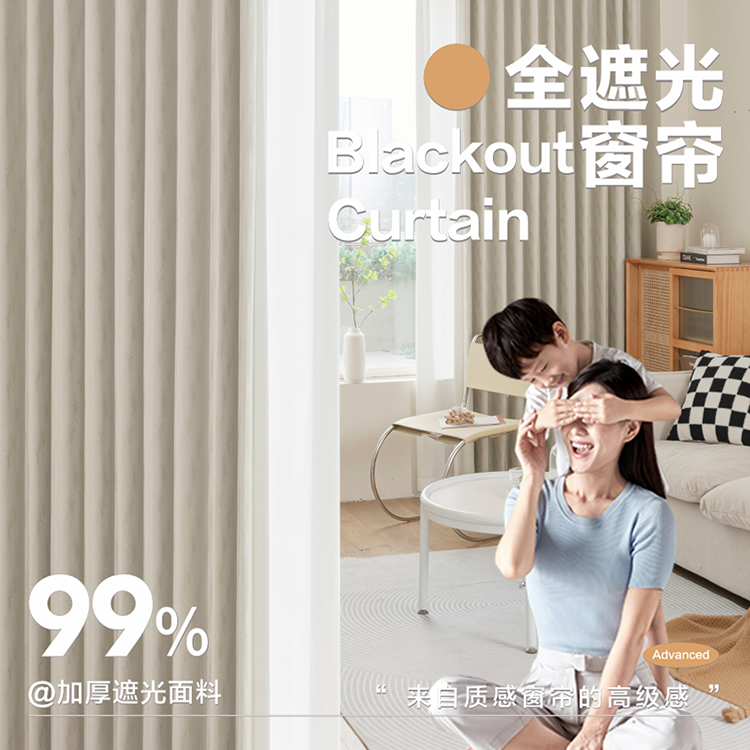 2025新窗帘轻奢现代简约柯桥今日特卖客厅帘卧室高级感法式高精密