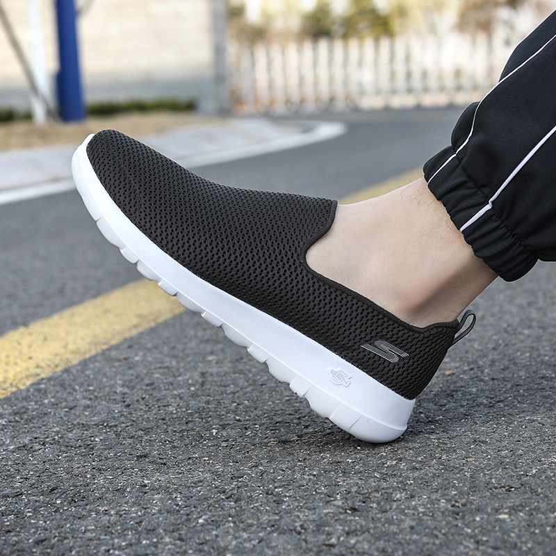 Skechers斯凯奇GO WALK MAX男士轻质一脚穿健步鞋户外通勤鞋
