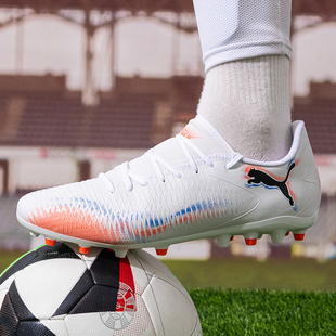 Puma彪马男鞋女鞋低帮缓震运动鞋比赛训练耐磨足球鞋MG钉鞋108604
