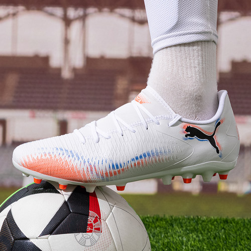 Puma彪马男鞋女鞋低帮缓震运动鞋比赛训练耐磨足球鞋MG钉鞋108604