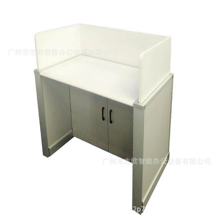 心动不如行动电教室考试教学屏风电动升降桌 隐藏式升降电脑桌