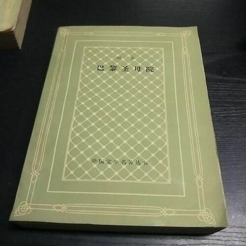 正版老版旧书巴黎圣母院