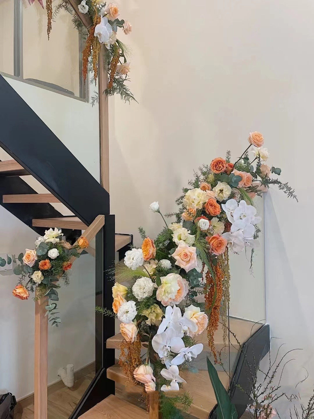 仿真花婚礼布置餐桌花结婚美式房间床头花装饰假花艺摆件高档轻奢