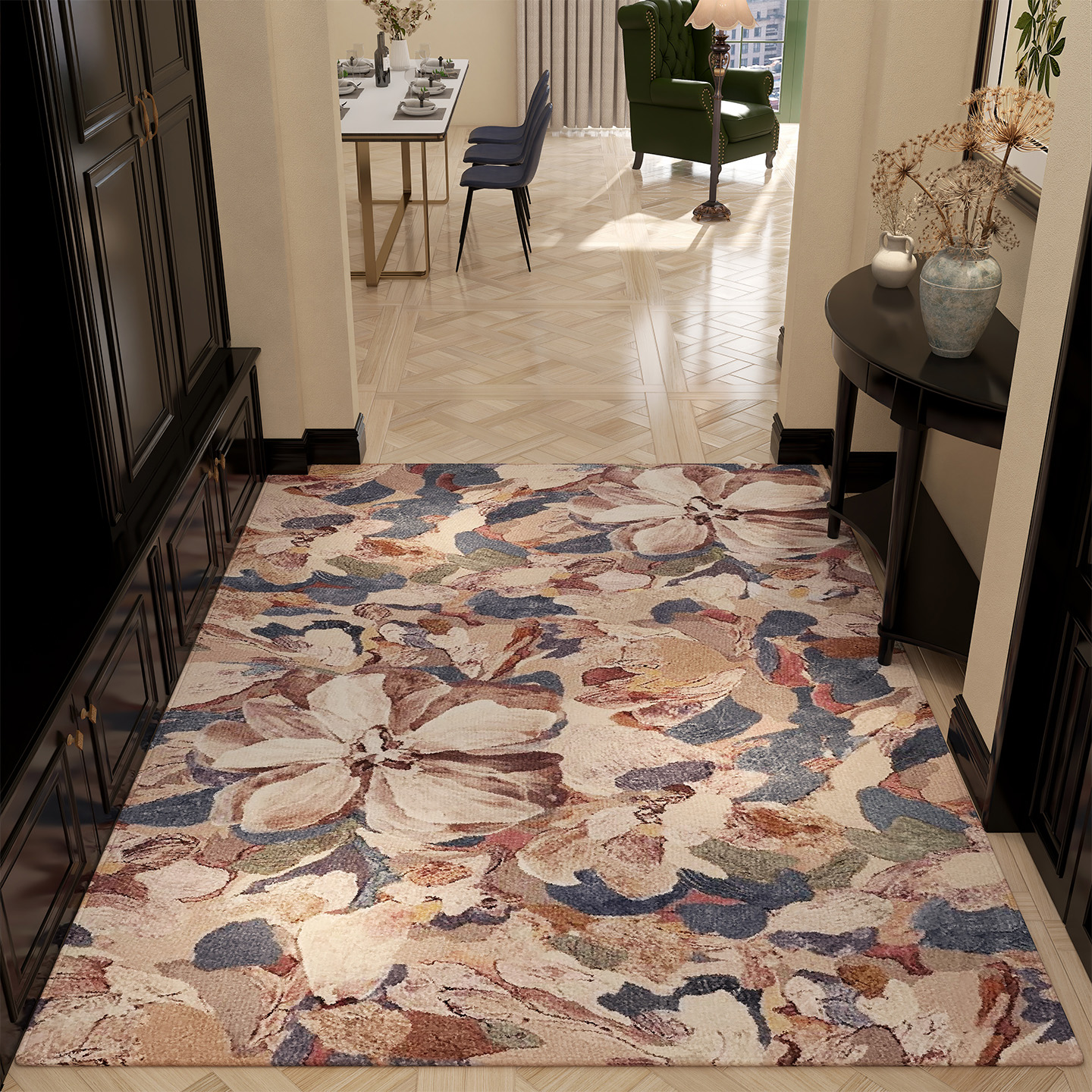 入户门地垫高级复古玄关防滑脚垫