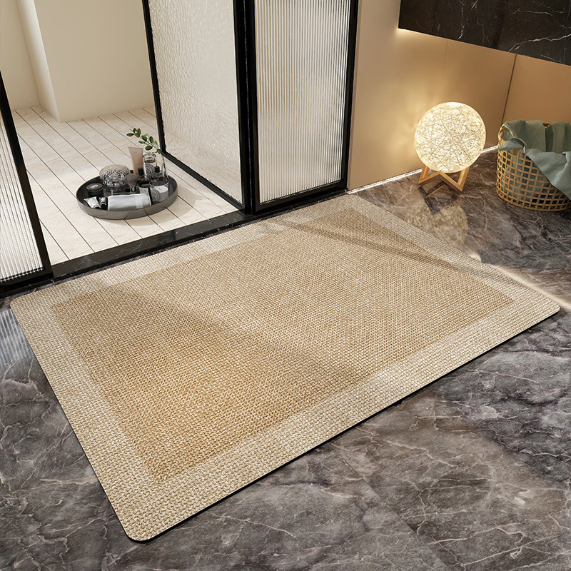 浴室吸水地垫软硅藻泥防滑卫生间门口速干进门脚垫洗手间厕所家用,居家布艺,家用脚垫,淘宝优惠券,粉丝福利购,淘宝优惠卷