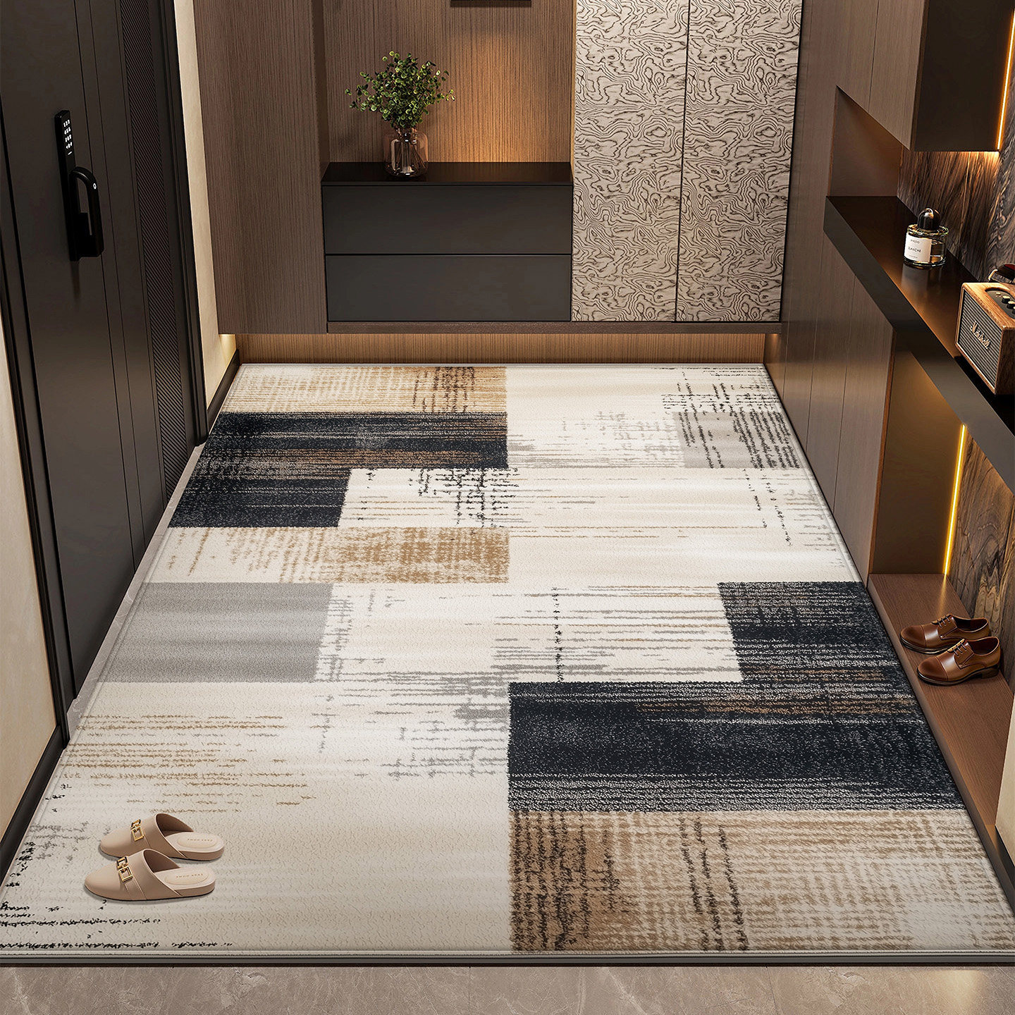 入户门地垫轻奢高级玄关室内耐脏免洗脚垫可定制高端防水防污地毯,居家布艺,入户地垫,淘宝优惠券,粉丝福利购,淘宝优惠卷