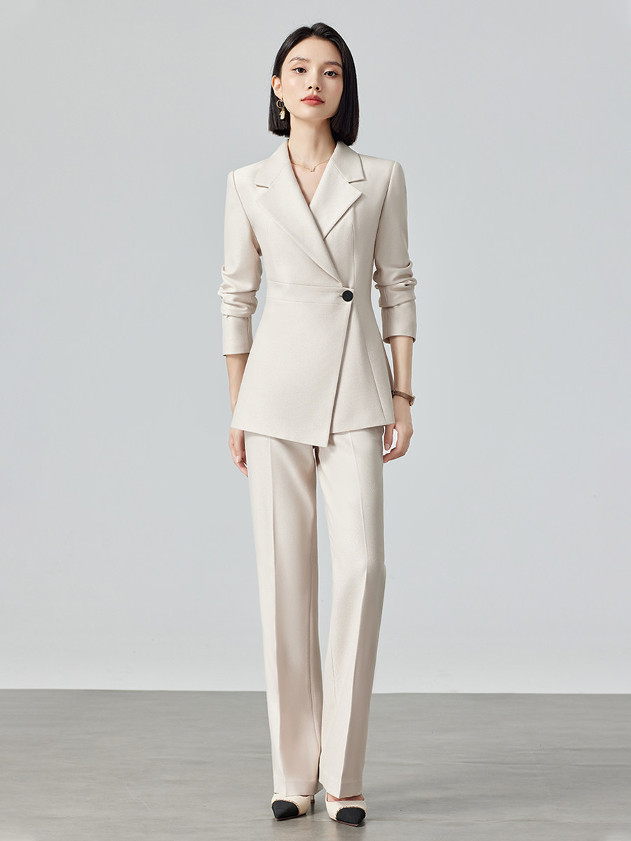 休闲西装套装女秋季新款设计感小众韩版西服气质女神范高端职业装
