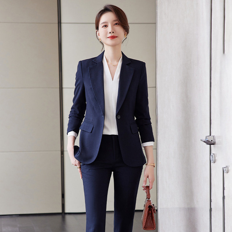 诗璐雅职业西装套装女通勤正装春秋新款酒店销售经理工作服高级感