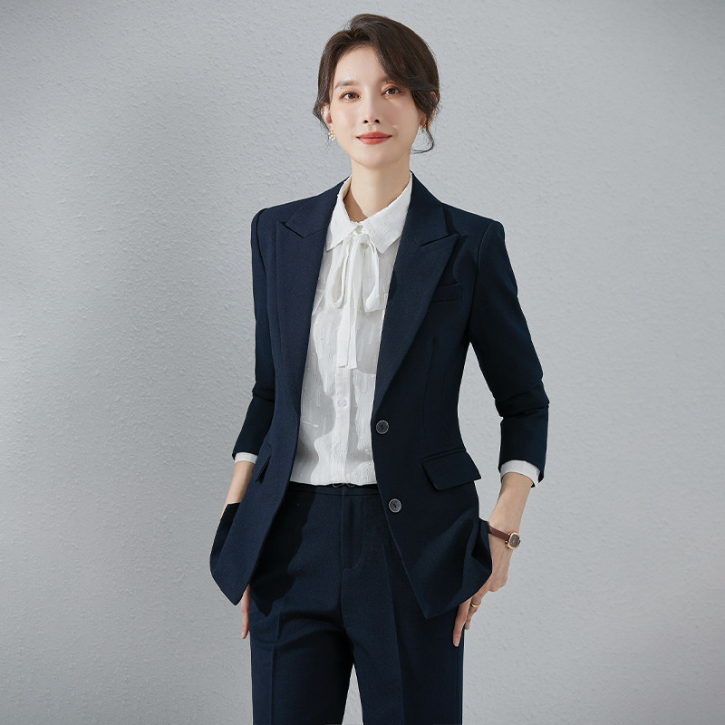 诗璐雅2026高端职业正装气质女神范经理商务西装套装4s店销售工装