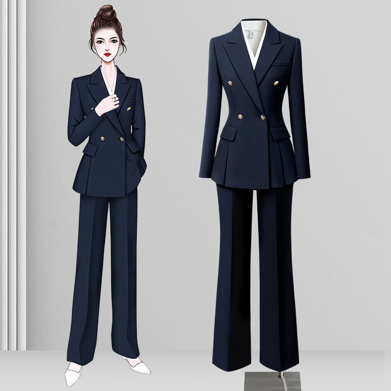 高级感职业西装套装女2026新款面试西服正装珠宝店酒店经理工作服