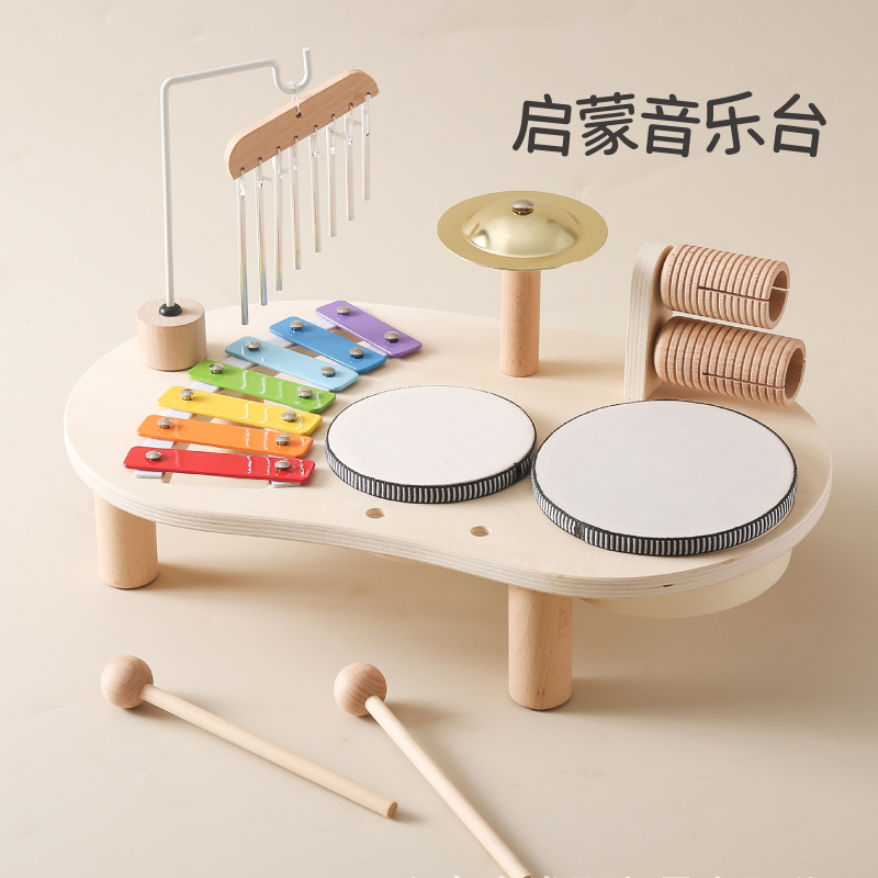 Springbuds木质启蒙音乐台玩具