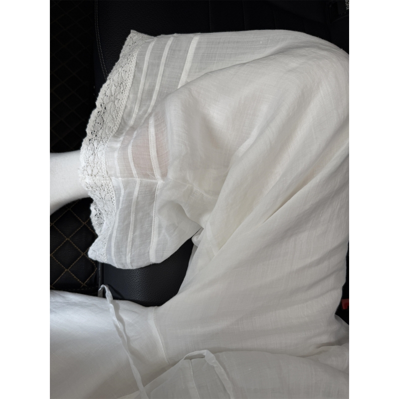 睡裤女款夏季高腰长裤家居遛弯裤