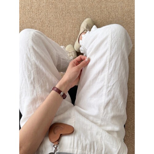 秋季薄款显瘦松弛感家居服休闲裤