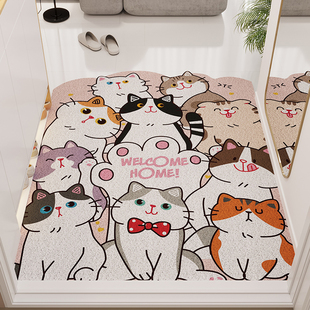 入户门地垫可裁剪脚垫丝圈入门垫玄关户外大门口耐磨客厅蹭土地毯