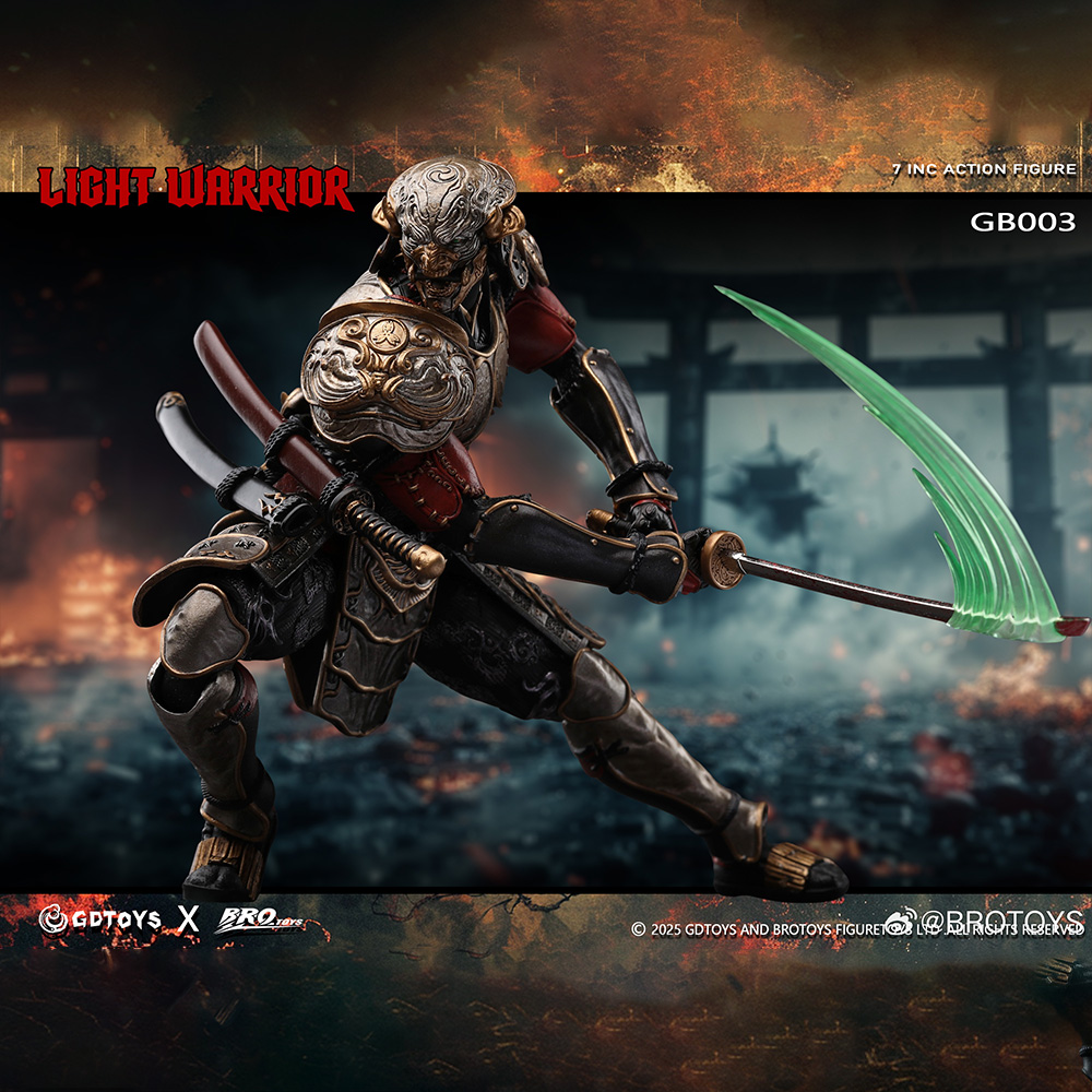 Brotoys可动人偶1/12铁拳光武士