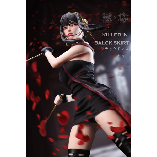 预定定金 老爹爹潮玩 x 哈哈工作室 PA202612 HH01 1/6 黑裙杀手