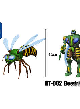 先行预定定金 ROBOT TOYS RT-D02 黄蜂 BEEDRILL 变形玩具
