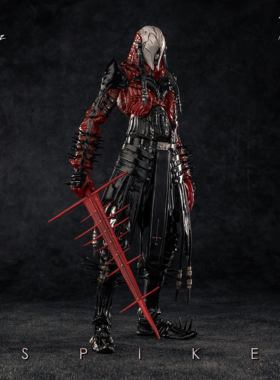预定定金   AceFigz AF002 1/12 Spike 布道者 可动人偶 手办
