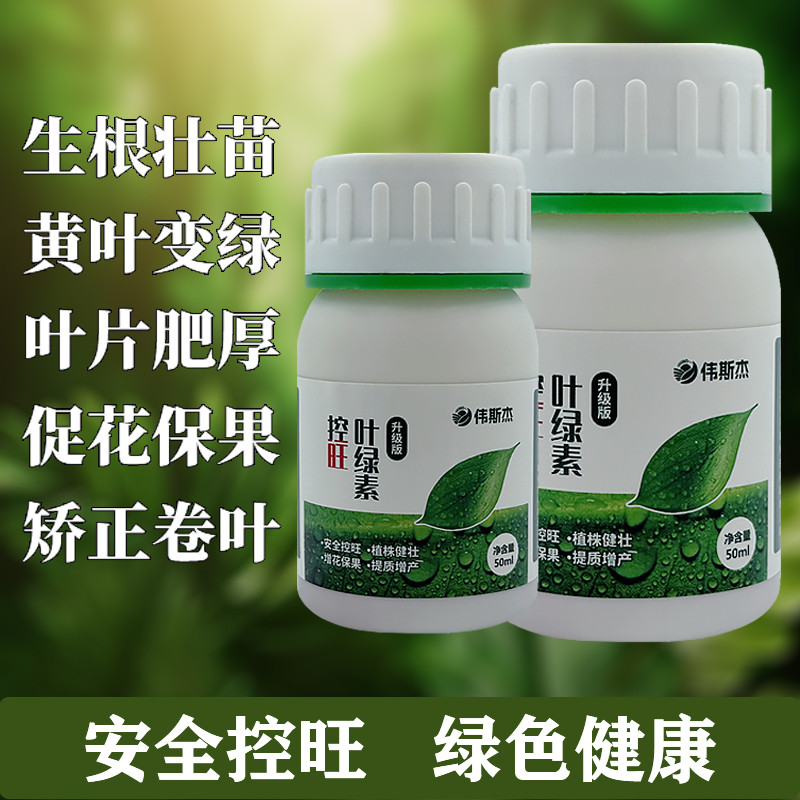 叶绿素控旺不徒长叶面肥快速吸收促花芽分化增花保果提质增产通用-封面