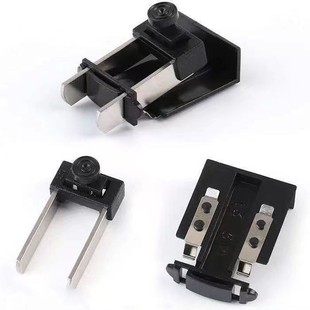 手电头灯配件推拉式充电插头探照手提灯LED灯头插座夜钓照明配件