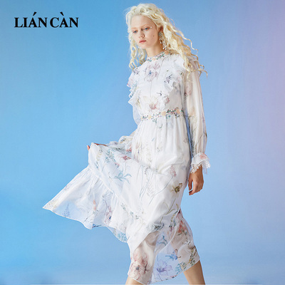 极简风A字裙聚酯纤维莲灿