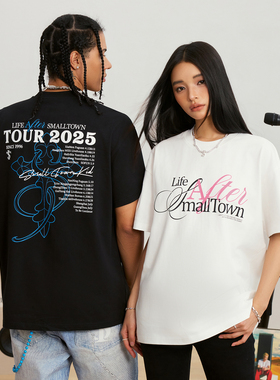 【LAST巡演限定】ASEN同款STK SmallTownKid短袖T恤巴洛克男女潮T