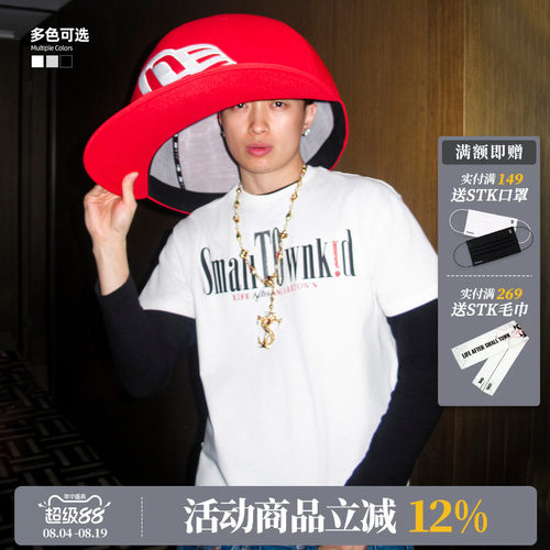 ASEN同款 STK SmallTownKid LAST巡演短袖T恤美式潮流字体排版TEE