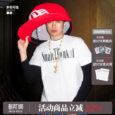 ASEN同款 STK SmallTownKid LAST巡演短袖T恤美式潮流字体排版TEE