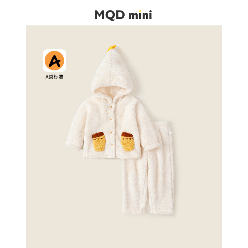 mqdmini圣诞风冬季家居服套装厚