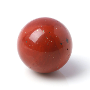 天然红竹石单珠有金点石英质玉一物一图477