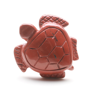 天然水晶吊坠项链红竹石海龟石英质玉红碧玉有金点一物一图A31