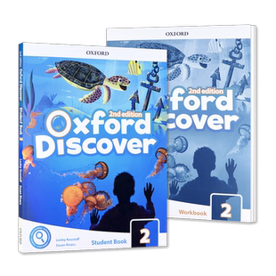 新款牛津少儿英语探索发现系列第二版 Oxford Discover 2级含APP原版少儿英语教材外国语中小学生英语科普系列批判思维全新ESL教材