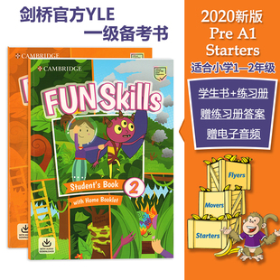 剑桥官方2020新版Fun Skills 2级学生书剑桥少儿英语YLE考试一级考试教材 pre A1 starter Cambridge English
