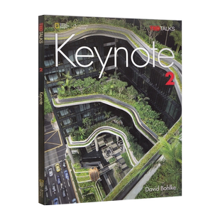 美国国家地理原版进口 Keynote 2级别初中高中大学青少年英语演讲口语专项练习教材 赠音频视频 白板软件 答案 在线学习账号