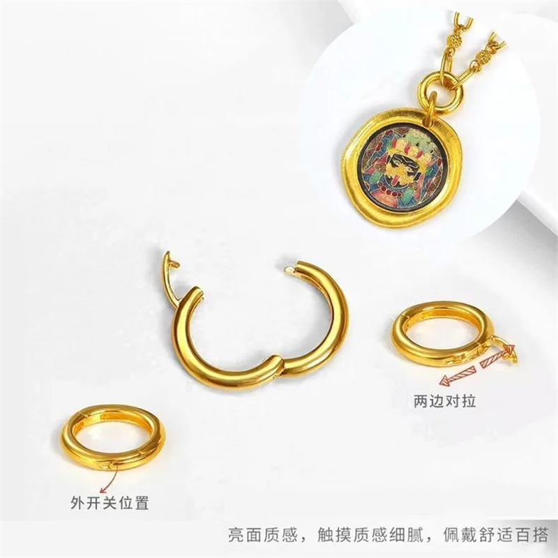 万用扣头手镯手链项链连接扣卡扣圆环吊坠扣diy配件