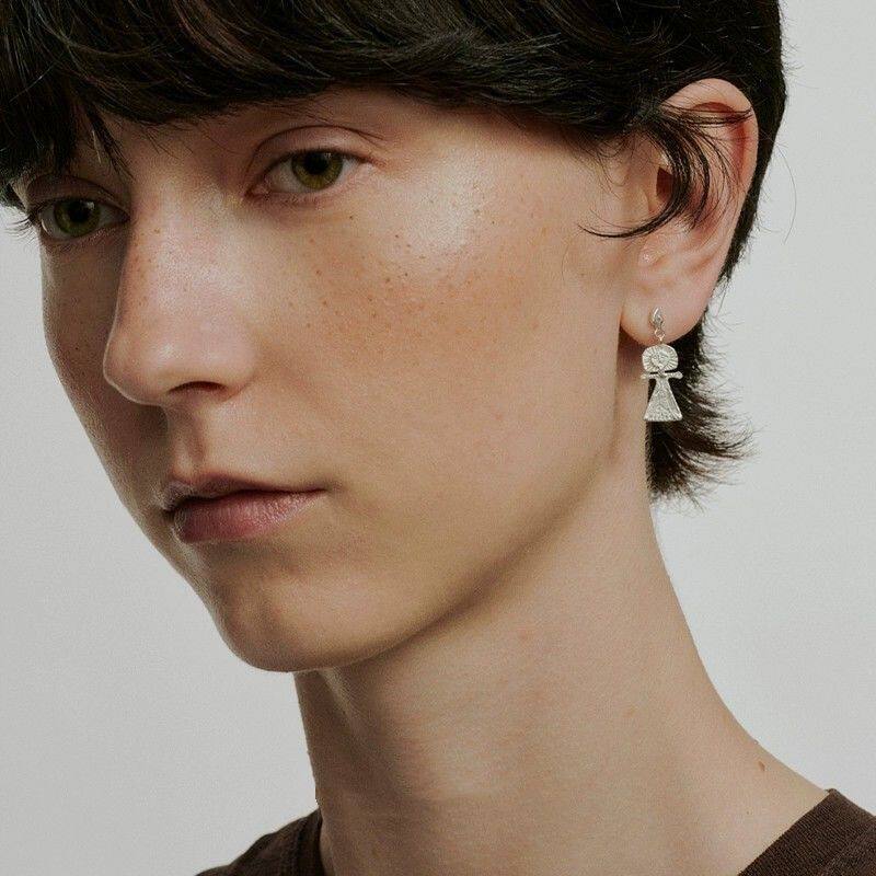 海神耳环 原创小众设计师复古趣味度假耳饰