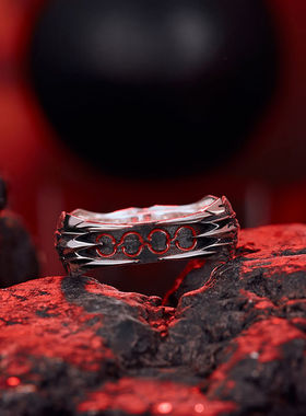 Fate戒指合二为一 幸运石联名二次元动漫周边 黑saber alter饰品