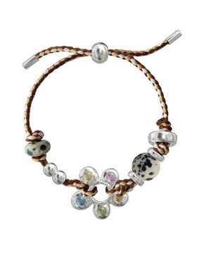 多巴胺系列五色花抽绳手链设计可调节手绳彩色手饰