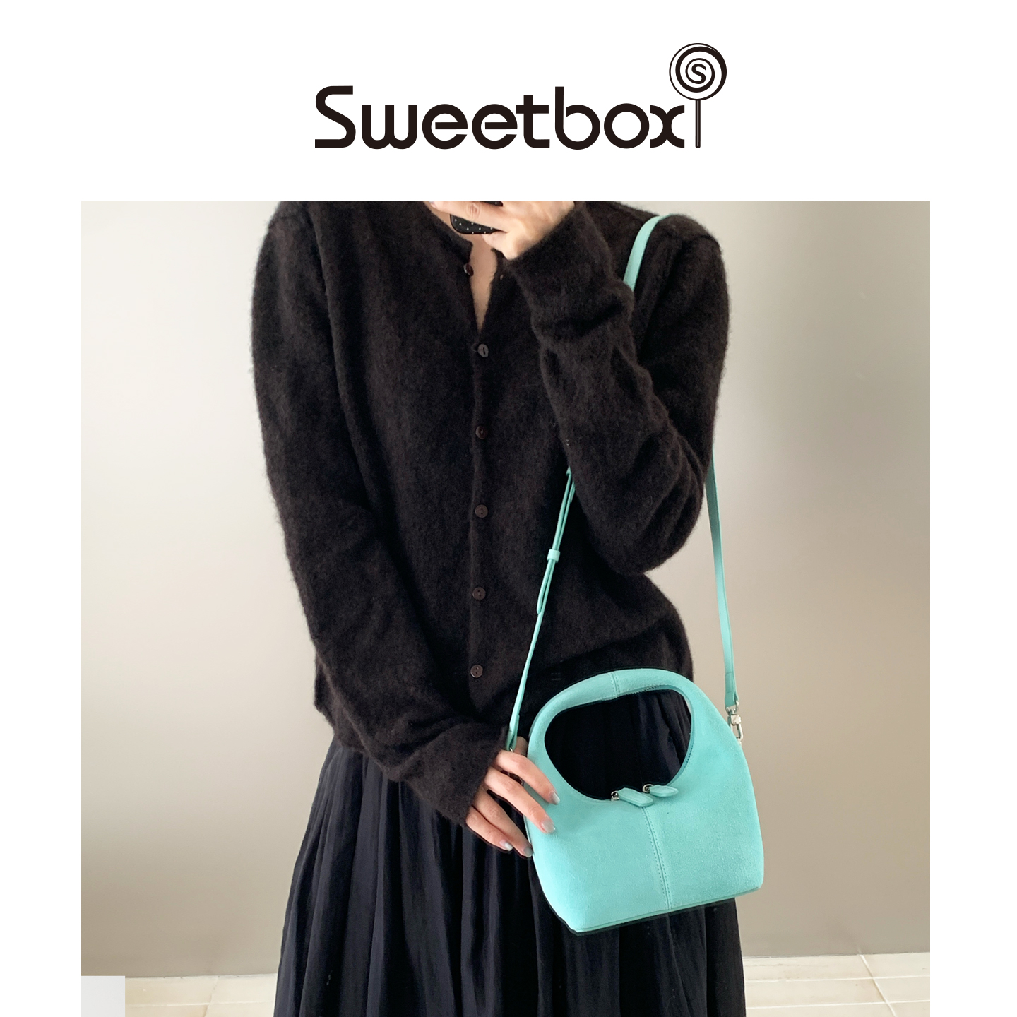 磨砂反绒牛皮小众饭盒包