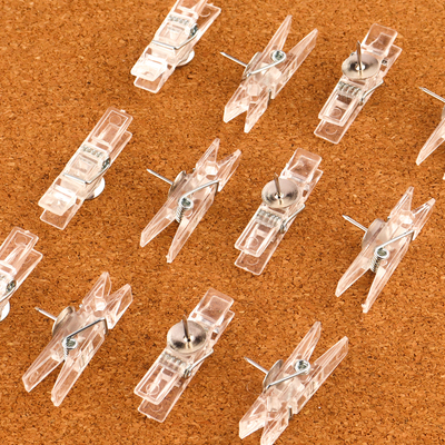 透明夹子ins风软木板创意工字钉