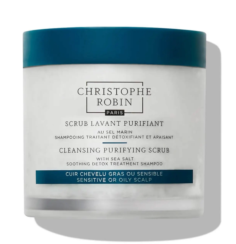 christophe robin海盐头皮磨砂膏 头皮深层清洁 控油蓬松 告别油