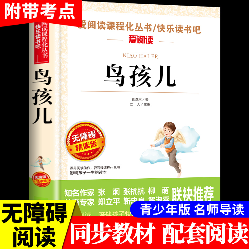 鸟孩儿 葛翠琳著必读正版 小学生三四五六年级上册下册课外书小学语文经典书目老师儿童文学阅读书籍文学名著 书籍/杂志/报纸 儿童文学 原图主图