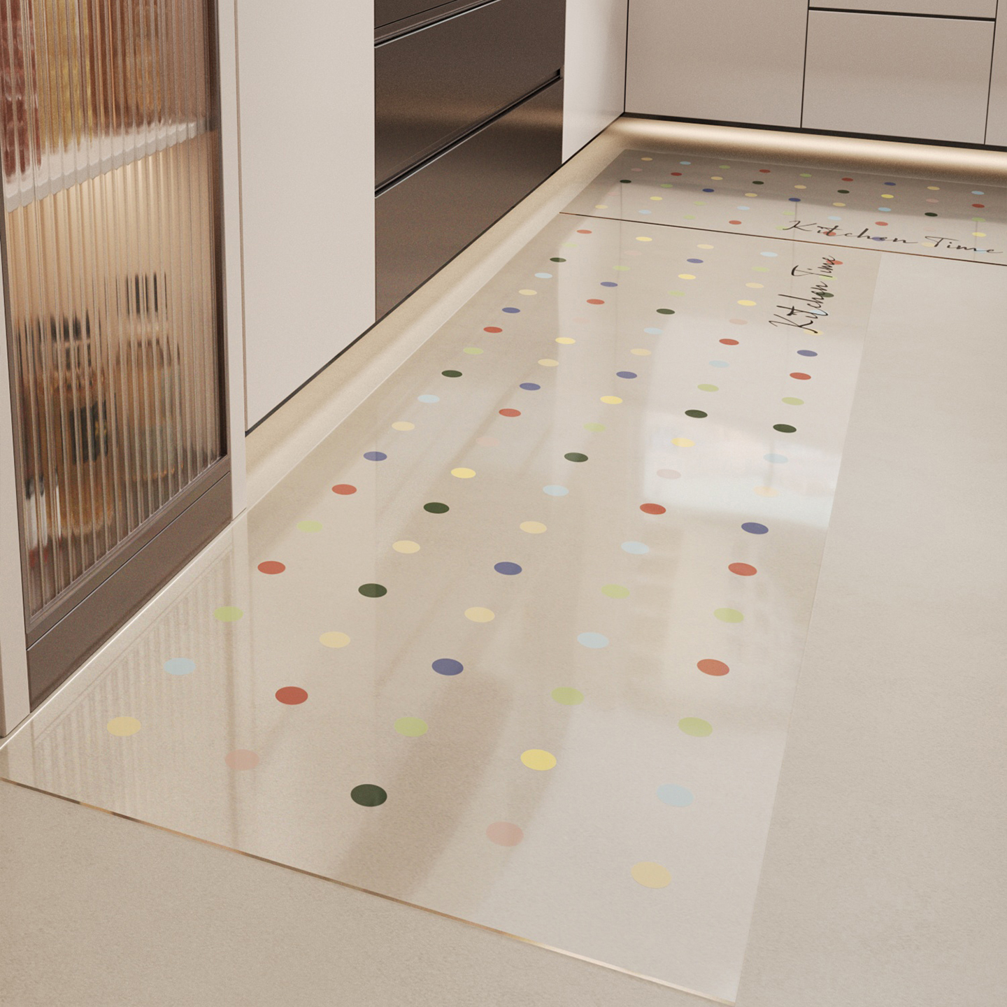 厨房地垫软玻璃透明耐脏耐磨