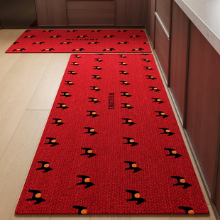 厨房专用地垫家用耐刮免洗吸水速干擦脚垫耐脏耐磨除尘防滑垫地毯