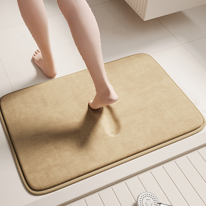 记忆棉浴室防滑垫吸水速干脚垫加厚厕所洗手间门口耐脏免洗软地垫